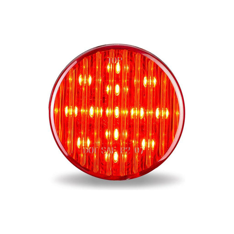 TLED-2HR 2 1/2" Round Red LED (13 Diodes)" MARKER Pale Goldenrod