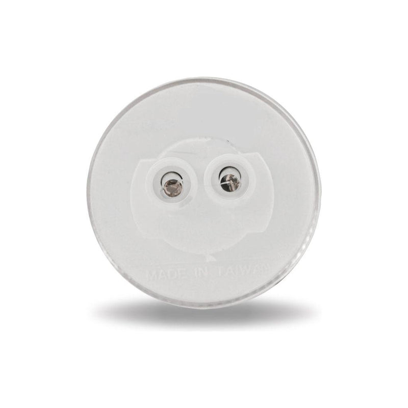 TLED-2HXCR 2 1/2" Round Clear Red LED (7 Diodes) MARKER Light Gray