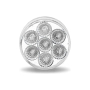 TLED-2HXCR 2 1/2" Round Clear Red LED (7 Diodes) MARKER Light Gray