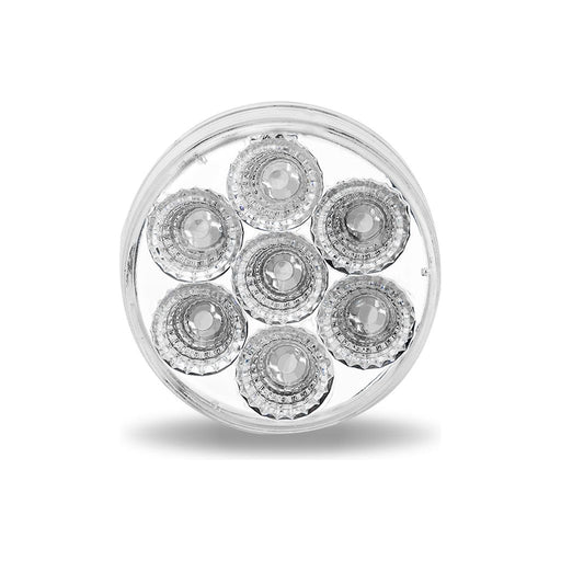 Light Gray TLED-2HXCR 2 1/2" Round Clear Red LED (7 Diodes) MARKER