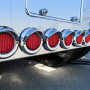 TLED-2R 2" Round Red LED (9 Diodes)" MARKER Dark Slate Gray