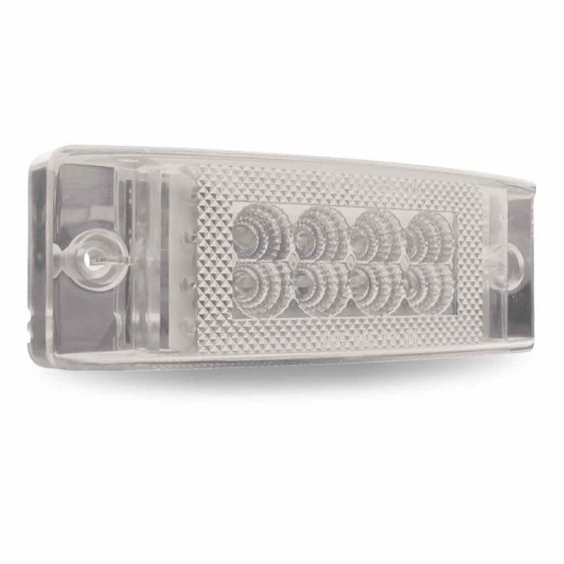 TLED-2X6DCR 2"x6" Multi-Directional Clear Red Trailer LED (24 Diodes)" 2"X6" TRAILER Gray