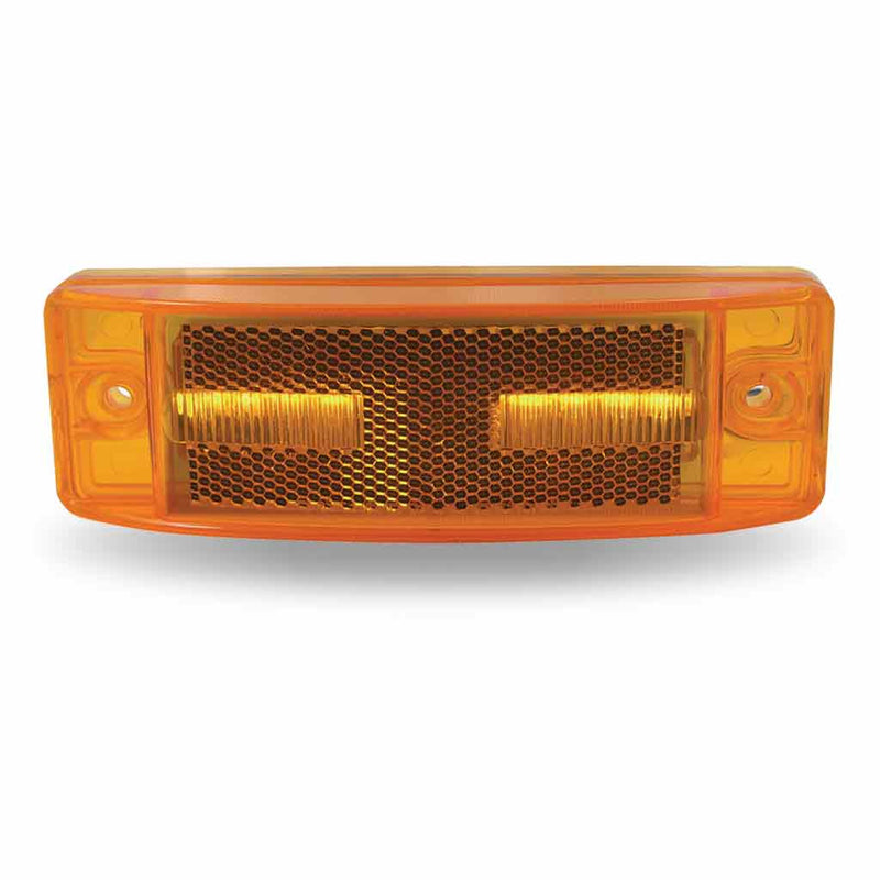 TLED-2X6RA 2"x6" Reflectorized Amber Trailer LED (8 Diodes)" 2"X6" TRAILER Chocolate