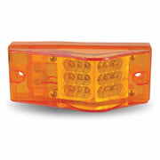 TLED-2X6SA 2"x6" Hump Amber Surface Mount  LED (18 Diodes) MARKER Chocolate