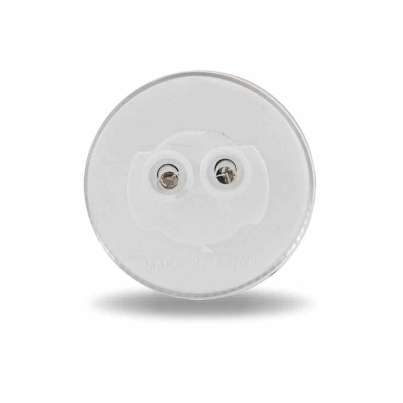 TLED-2XCR 2" Round Clear Red LED (7 Diodes) MARKER Light Gray