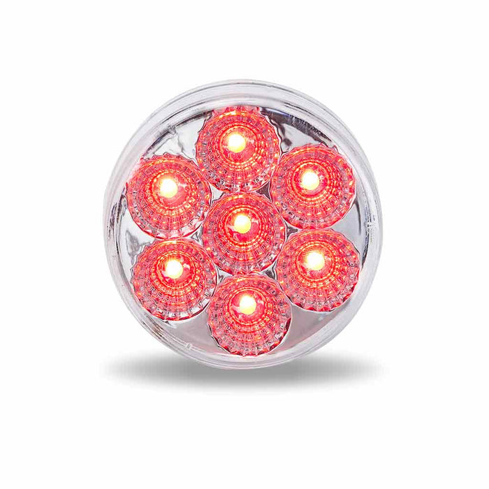 Thistle TLED-2XCR 2" Round Clear Red LED (7 Diodes) MARKER