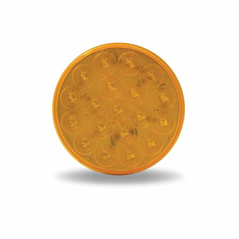 4" Amber Stop Turn & Tail LED (19 Diodes) #Tled-4100A 4" ROUND Chocolate