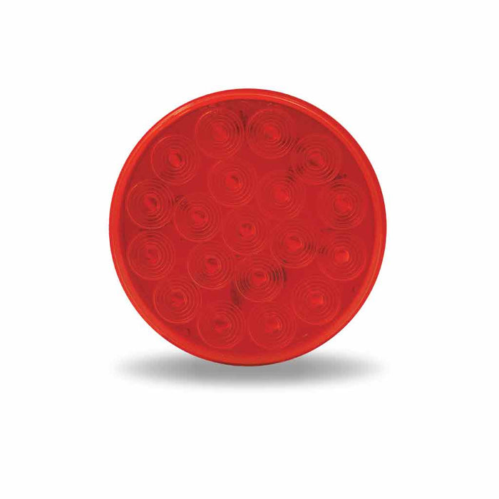 Firebrick TLED-4100R 4″ Red Stop, Turn & Tail Round LED Light – 19 Diodes STOP/TURN/TAIL
