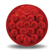 4" Red Stop, Turn & Tail LED (19 Diodes) 4" ROUND Brown