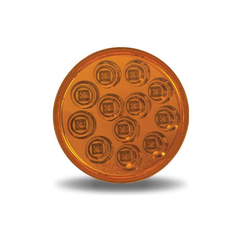 4" Mirror Amber Stop, Turn & Tail LED (12 Diodes)" 4" ROUND Sienna