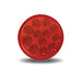 Firebrick 4" Mirror Red Stop, Turn & Tail LED (12 Diodes) 4" ROUND