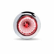 TLED-B1CR Mini Button Clear Red LED with Reflector & Silicone Locking Ring (1 Diode) 3/4" Light Light Gray