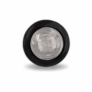 TLED-B5CA Mini Button Clear Amber LED - 2 Wire 3/4" Light Dark Gray