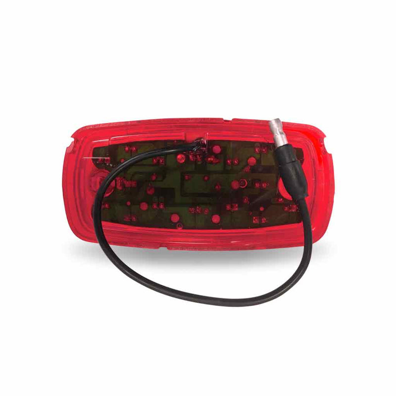 Double Bullseye Red LED (16 Diodes) - 1 Hot Wire Clearence Light Black