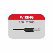 Double Bullseye Red LED (16 Diodes) - 1 Hot Wire Clearence Light Light Gray