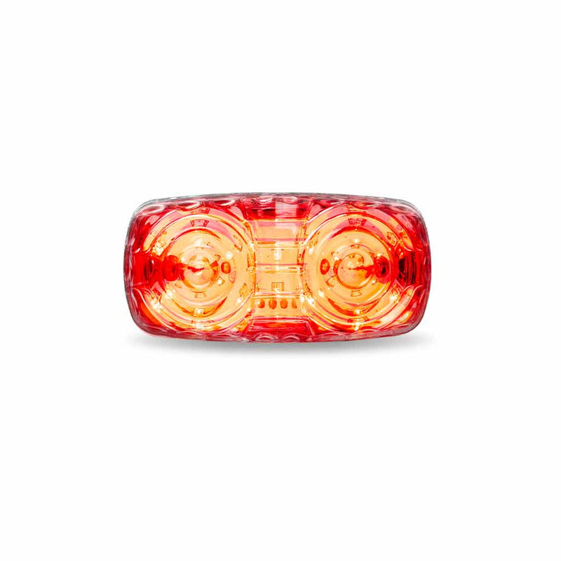 Clearance Marker “Star-burst” Double Bullseye LED Light – 18 Diodes