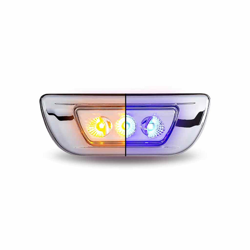 TLED-C100AB Kenworth T680/T700 PET 579 CAB MARKER LIGHT-DUAL REVOLUTION AMBER/BLUE CAB LIGHT Thistle