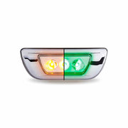 TLED-C100AG Kenworth T680/T700 PET 579 CAB MARKER LIGHT-DUAL REVOLUTION AMBER/GREEN CAB LIGHT Light Gray