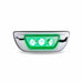 Light Gray Kenworth T680/T700 PET 579 CAB MARKER LIGHT-DUAL REVOLUTION AMBER/GREEN CAB LIGHT