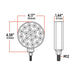 Light Gray Double Faced Combo LED with Reflector (38 Diodes) DOUBLE FACE
