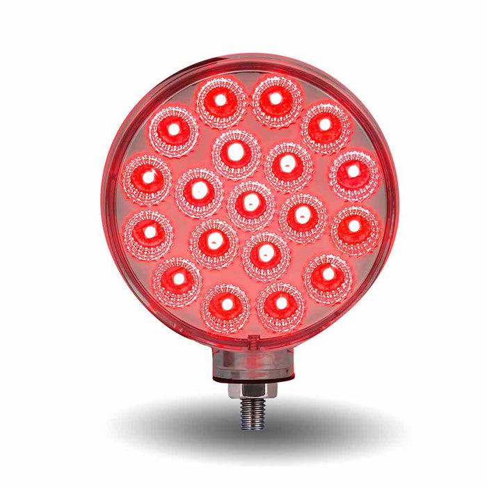 Light Coral Double Faced Combo Clear LED with Reflector (38 Diodes) DOUBLE FACE