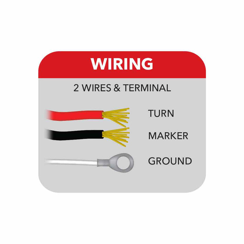 TLED-DFCC3 Double Faced Combo Clear LED with Reflector (38 Diodes) DOUBLE FACE Light Gray