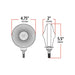 Dark Slate Gray TLED-DFO "Ol-Skul" Double Face Combination LED (38 Diodes) DOUBLE FACE