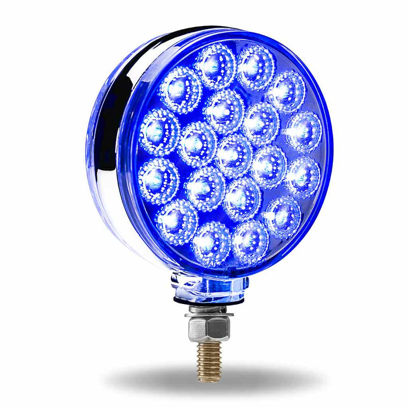 TLED-DFXB Double Face Combination Dual Revolution Amber/Red/Blue LED (38 Diodes)