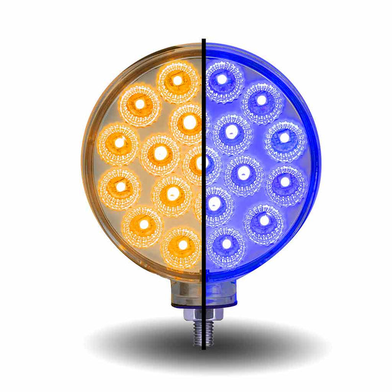 TLED-DFXB Double Face Combination Dual Revolution Amber/Red/Blue LED (38 Diodes)
