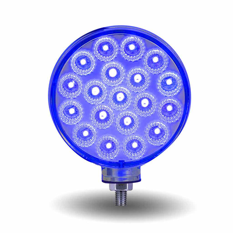 TLED-DFXB Double Face Combination Dual Revolution Amber/Red/Blue LED (38 Diodes)