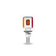 TLED-DR1X Amber/Red Clearance Marker 1.5″ x 3″ Mini Double Face Rectangular Light with Reflector LEDs – 10 Diodes DOUBLE FACE Light Gray