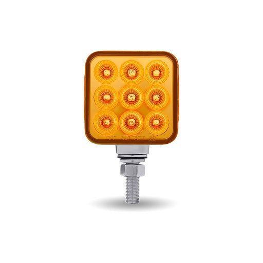 Goldenrod TLED-DS3X1   Amber/Red Stop, Turn & Tail 3″ Mini Double Face Round Reflector LED Light – 30 Diodes DOUBLE FACE