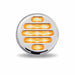 Light Gray TLED-F2CA 2" Flatline Clear Amber LED (9 Diodes) MARKER