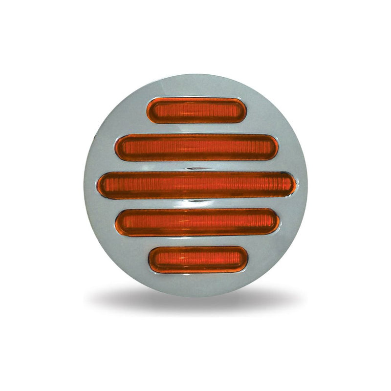 TLED-F2HA 2-1/2'' AMBER FLATLINE LED LIGHT (14 DIODES) (Disc.) MARKER Dark Gray