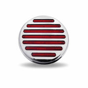 TLED-F4R 4" Flatline Red LED (49 Diodes) 4" ROUND Light Gray