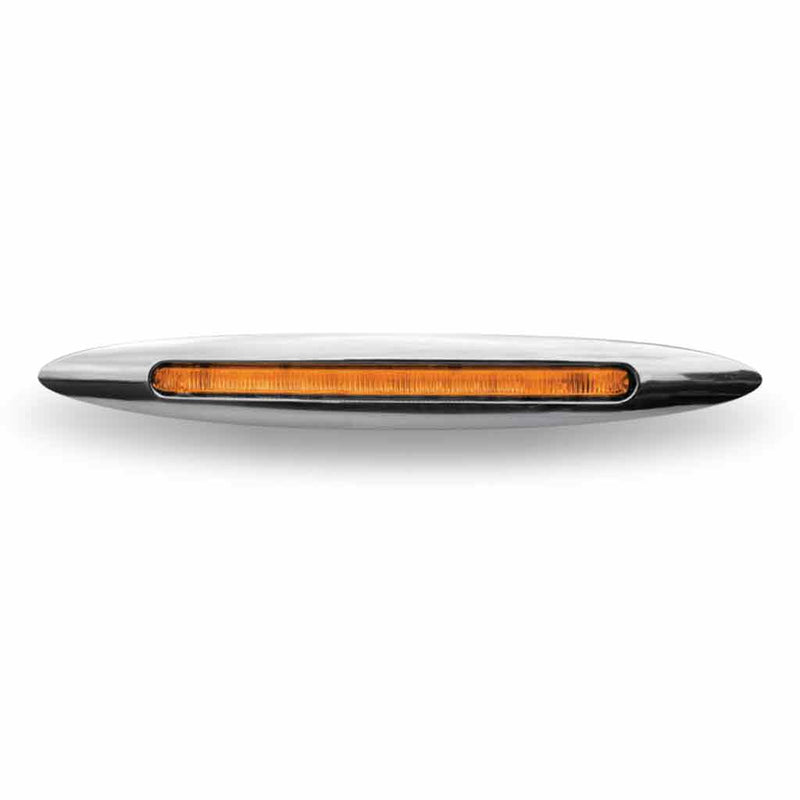 TLED-F9A (discontinued) 9" X 1" Flatline Color Slim-Line Amber Marker LED (14 Diodes) SLIM FLATLINE Light Gray