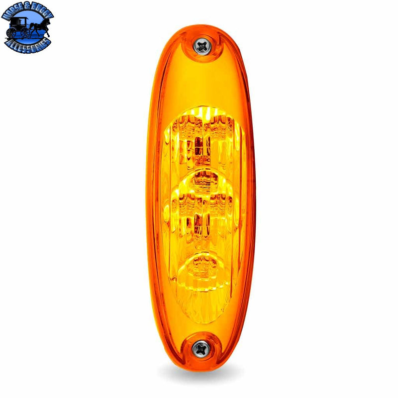 TLED-FC100A FTL. Amber Clearance Marker LED Light – 6 Diodes