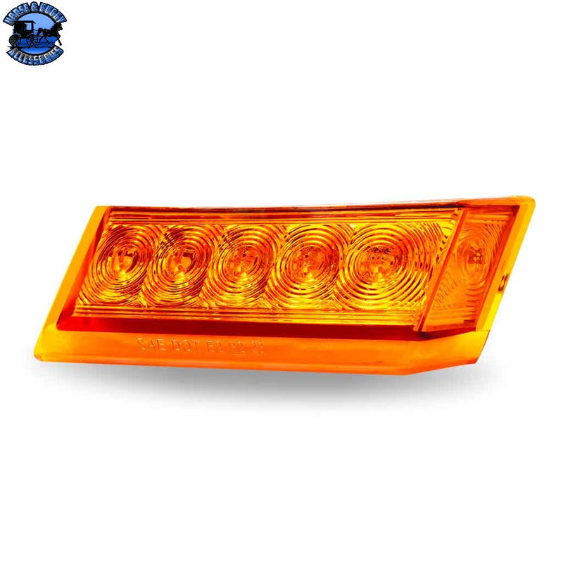 TLED-FC200A FTL. Amber Side Turn & Clearance Marker w/ Underglow LED Light – Driver | 6 Diodes