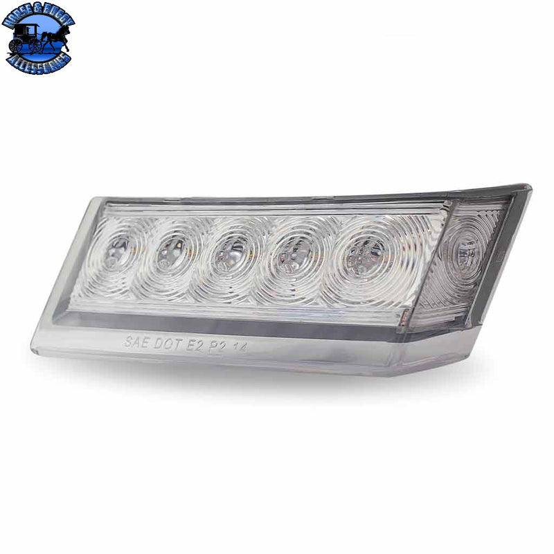 TLED-FC200CA FTL. Clear Amber Side Turn & Clearance Marker w/ Underglow LED Light – Driver | 6 Diodes