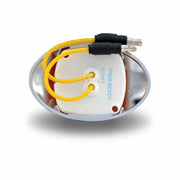 TLED-FG2A Small Marker Flatline Amber LED (13 Diodes) MARKER Light Gray