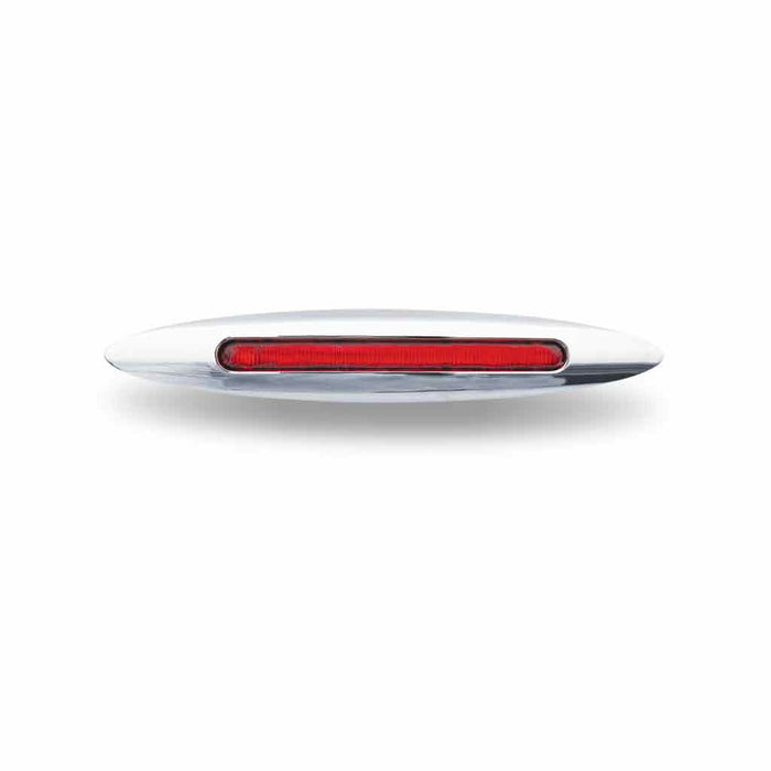 Light Gray Slim Marker Flatline Red LED (9 Diodes) MARKER