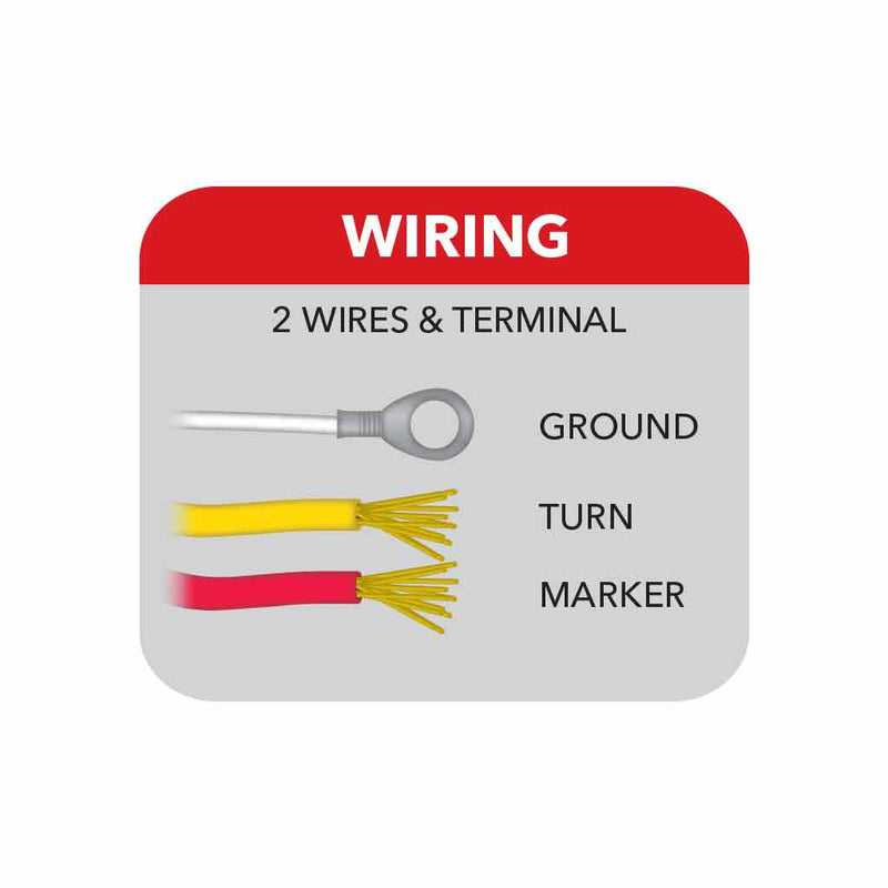 TLED-FLCAC Freightliner Century, Columbia & Coronado Sleeper Clear Amber LED with Base (35  Diodes)" TURN SIGNAL Light Gray