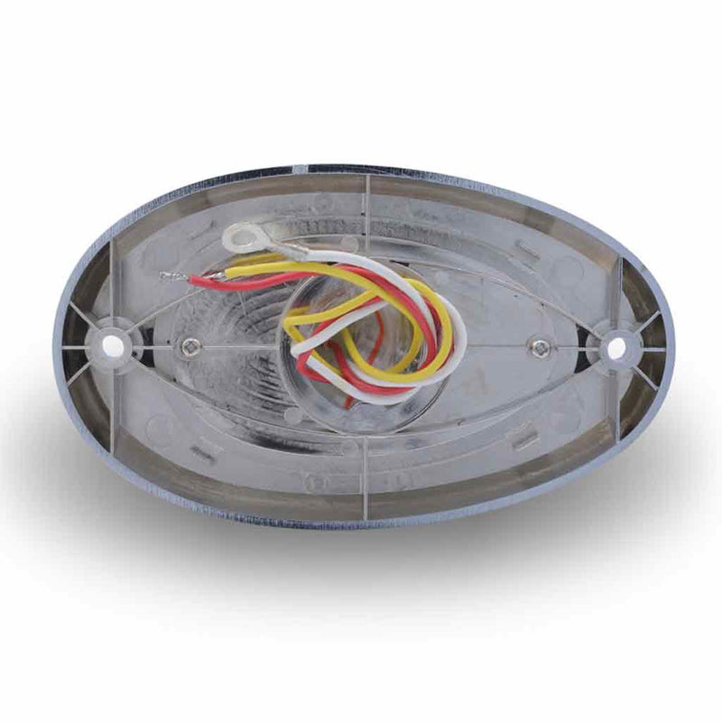 TLED-FLCA Freightliner Century, Columbia & Coronado Sleeper (Amber lens) LED with Base (35 Diodes)" 3 wire 2 function TURN SIGNAL Light Slate Gray