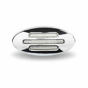 TLED-FPCA Flatline Peterbilt Clear Amber Fender Light (15 Diodes) TURN SIGNAL Light Gray