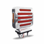 Flatline Double Face Double Post Square LED DOUBLE FACE Light Gray