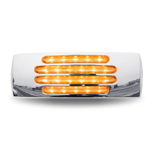 Light Gray TLED-FTCA 2X6" Flatline Clear Amber Trailer LED (22 Diodes) 2"X6" TRAILER