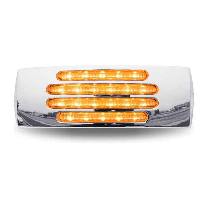 Light Gray TLED-FTCA 2X6" Flatline Clear Amber Trailer LED (22 Diodes) 2"X6" TRAILER