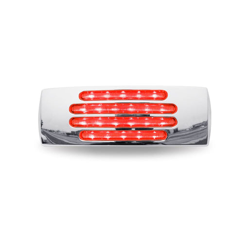 Light Gray TLED-FTCR 2x6" Flatline Clear Red Trailer LED (22 Diodes) 2"X6" TRAILER