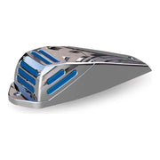 TLED-FX98 Amber to Blue Square LED Flatline Cab Light with Housing – 46 Diodes SLIM MARKER Slate Gray