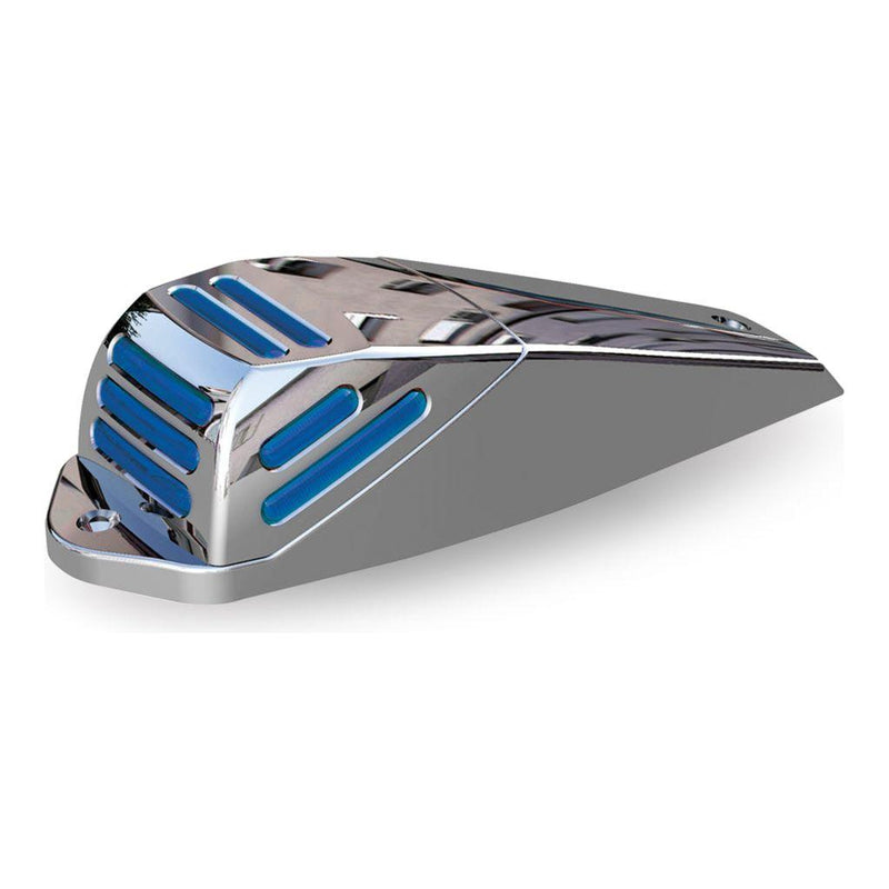 TLED-FX98 Amber to Blue Square LED Flatline Cab Light with Housing – 46 Diodes SLIM MARKER Slate Gray